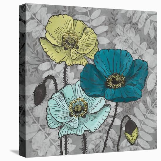 Poppies II-N. Harbick-Stretched Canvas