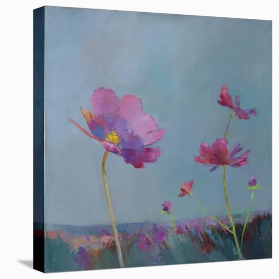 Poppies in Bloom I-Sarah Simpson-Stretched Canvas