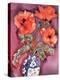 Poppies in Chinese Vase-Lillian Delevoryas-Premier Image Canvas