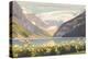 Poppies, Lake Louise, Canadian Rockies-null-Stretched Canvas