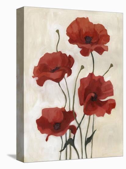 Poppy Bouquet III-Emma Scarvey-Stretched Canvas