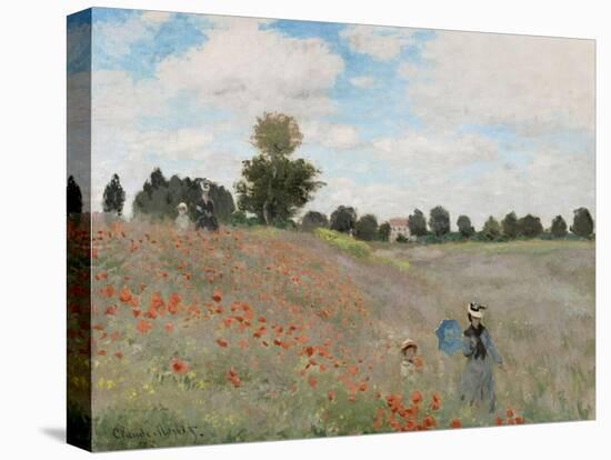 Poppy Field, 1873-Claude Monet-Premier Image Canvas