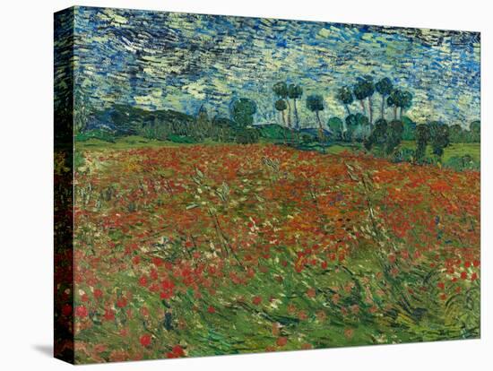 Poppy field. 1890-Vincent van Gogh-Premier Image Canvas