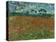 Poppy field. 1890-Vincent van Gogh-Premier Image Canvas