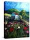 Poppy Field Cottage-Cherie Roe Dirksen-Premier Image Canvas