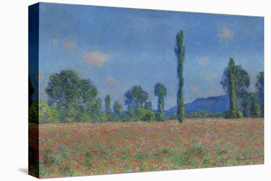 Poppy Field, Giverny, 1890-91-Claude Monet-Premier Image Canvas