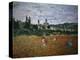 Poppy Field Near Vetheuil-Claude Monet-Premier Image Canvas
