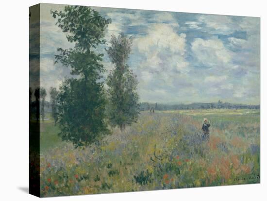 Poppy Fields near Argenteuil, 1875-Claude Monet-Premier Image Canvas