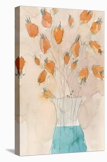 Poppy Vase II-Samuel Dixon-Stretched Canvas