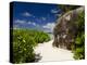 Popular Anse Source D'Agent White Sand Beach, Island of La Digue, Seychelles-Cindy Miller Hopkins-Premier Image Canvas