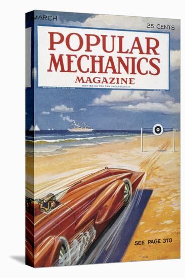 Popular Mechanics, March-null-Stretched Canvas