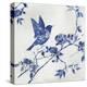 Porcelain Hummingbird-Asia Jensen-Stretched Canvas