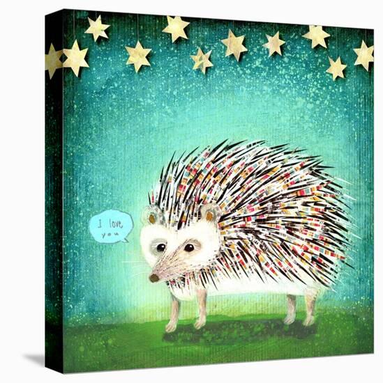 Porcupine for Thomas-Judy Verhoeven-Stretched Canvas