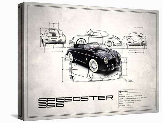 Porsche Speedster 1959-Mark Rogan-Stretched Canvas