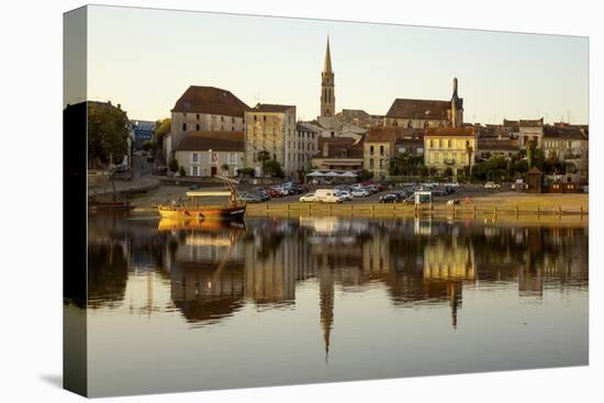 Port and River Dordogne, Bergerac, Perigord, Aquitaine, France, Europe-Rolf Richardson-Premier Image Canvas
