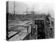 Port Commission Dock, Seattle, Undated-Asahel Curtis-Premier Image Canvas