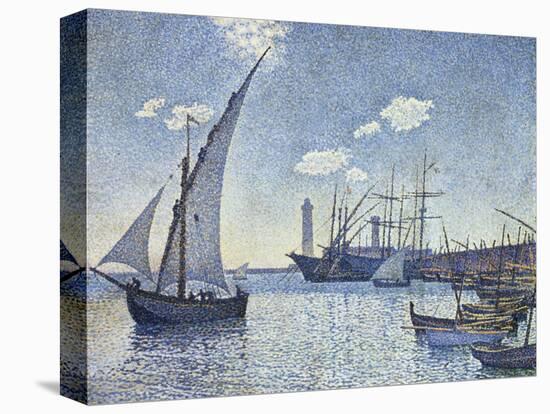 Port De Cette, Les Tartanes, 1892-Theo van Rysselberghe-Premier Image Canvas