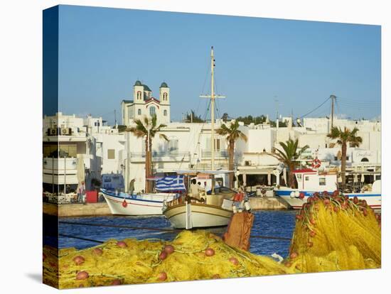 Port, Naoussa, Paros, Cyclades, Aegean, Greek Islands, Greece, Europe-Tuul-Premier Image Canvas