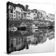 Port Vendres BW-Rita Crane-Stretched Canvas