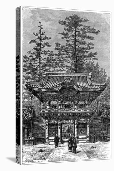 Portico of the Temple of the Four Dragons (Nikko Toshog), Nikko, Japan, 1895-Armand Kohl-Premier Image Canvas