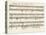 Portion of the Manuscript of Beethoven's a Flat Major Sonata, Opus 26-Ludwig Van Beethoven-Premier Image Canvas