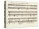 Portion of the Manuscript of Beethoven's a Flat Major Sonata, Opus 26-Ludwig Van Beethoven-Premier Image Canvas