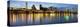 Portland Downtown along Willamette River at Blue Hour-jpldesigns-Premier Image Canvas