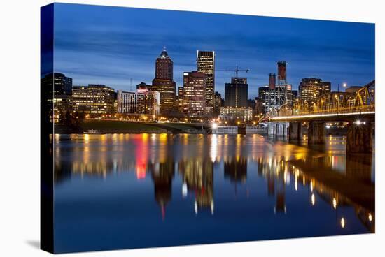 Portland Hawthorne Willamette-null-Stretched Canvas