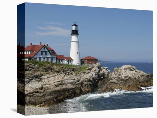 Portland Head Light, Cape Elizabeth, Maine-Keith & Rebecca Snell-Premier Image Canvas