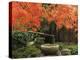 Portland Japanese Garden in Autumn, Portland, Oregon, USA,-Michel Hersen-Premier Image Canvas