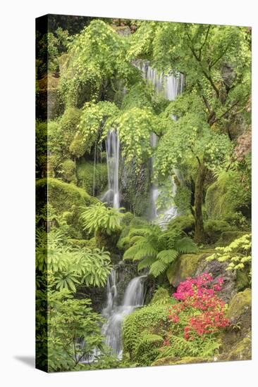 Portland Japanese Garden, Oregon.-William Sutton-Premier Image Canvas