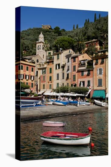 Portofino harbour Liguria Italy-Charles Bowman-Premier Image Canvas