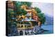 Portofino Villa-Howard Behrens-Stretched Canvas