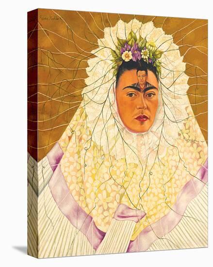 Portrait As Tehuana 1943-Frida Kahlo-Stretched Canvas