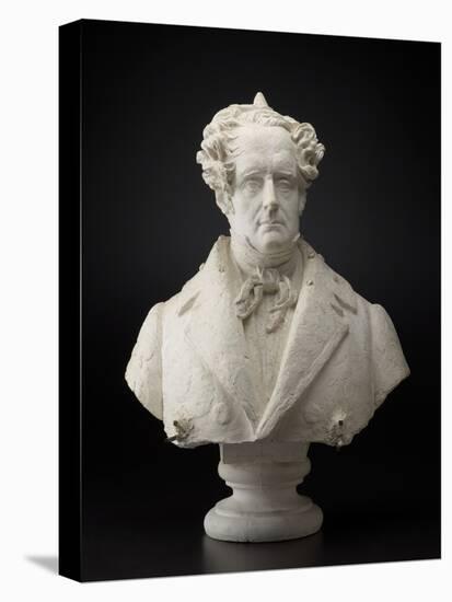 Portrait Bust of François René De Chateaubriand, 1828-1829 (Original Plaster, Pointed for Transfer)-Pierre Jean David d'Angers-Premier Image Canvas