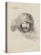 Portrait d'homme au chapeau à plume dit autoportrait-Giovanni Benedetto Castiglione-Premier Image Canvas