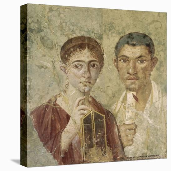 Portrait de deux époux provenant de Pompéi-null-Premier Image Canvas