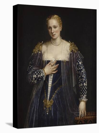 Portrait de femme dit La Belle Nani. Avec cadre.-Paolo Veronese-Premier Image Canvas