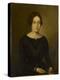 Portrait de femme en noir-Jean Jacques Henner-Premier Image Canvas