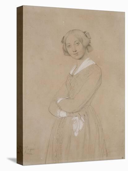 Portrait de la comtesse d’Haussonville. 1842-Jean-Auguste-Dominique Ingres-Premier Image Canvas