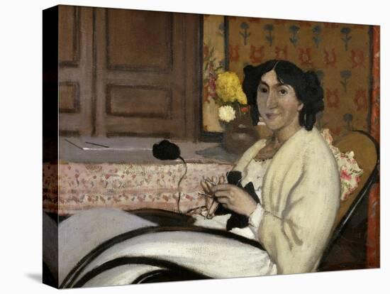 Portrait de Madame Rodrigues-Vallotton, the Artist's Wife, 1902-Félix Vallotton-Premier Image Canvas