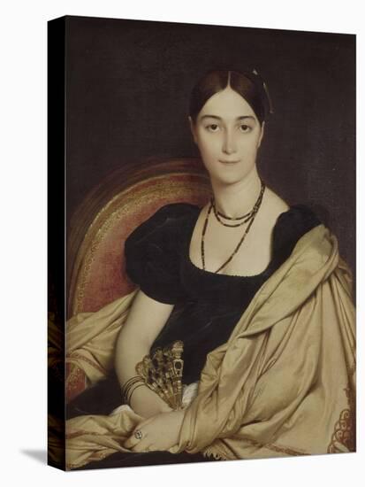 Portrait de Mme Duvauçay-Jean-Auguste-Dominique Ingres-Premier Image Canvas
