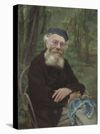 Portrait de "mon grand-père"-Jules Bastien-Lepage-Premier Image Canvas