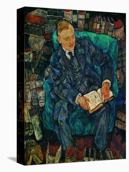 Portrait Dr. Hugo Koller, 1919-Egon Schiele-Premier Image Canvas