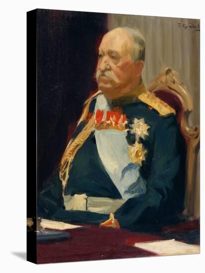 Portrait Du Comte Nikolai Pavlovitch Ignatiev (1832-1908), Homme D'etat Et Diplomate Russe (Portrai-Boris Mikhailovich Kustodiev-Premier Image Canvas