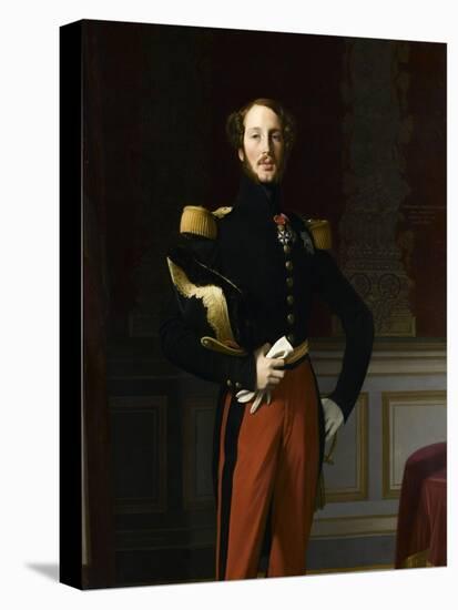 Portrait du Ferdinand Philippe, duc d'Orléans (1810-1842)-Jean-Auguste-Dominique Ingres-Premier Image Canvas