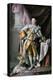 Portrait Du Roi George III (1738-1820) Roi D'angleterre En Tenue De Couronnement  Peinture D'allan-Allan Ramsay-Premier Image Canvas