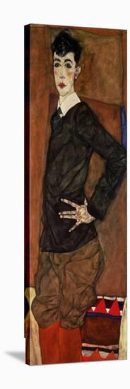 Portrait Erich Lederer, 1912-Egon Schiele-Premier Image Canvas
