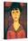 Portrait Girl-Amedeo Modigliani-Stretched Canvas