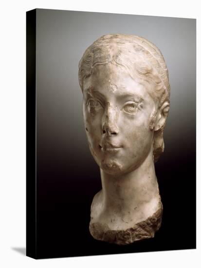 Portrait Head of Plautilla, AD 203-05 (Marble)-Roman-Premier Image Canvas